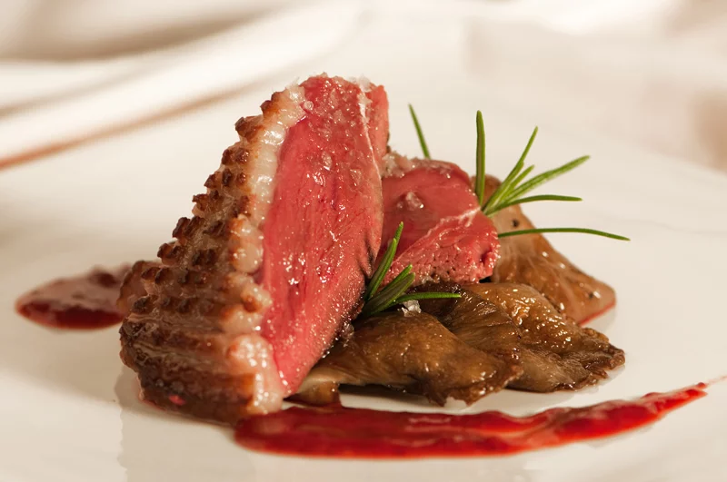 Magret de canard aux morilles